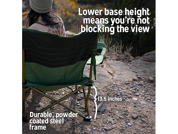 Kelty Low Loveseat Oversized 2-Person Camp Chair