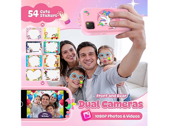 Uckqui Kids Smart Phone for Girls