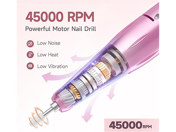 HQMPHQ Professional Nail Drill Electric File