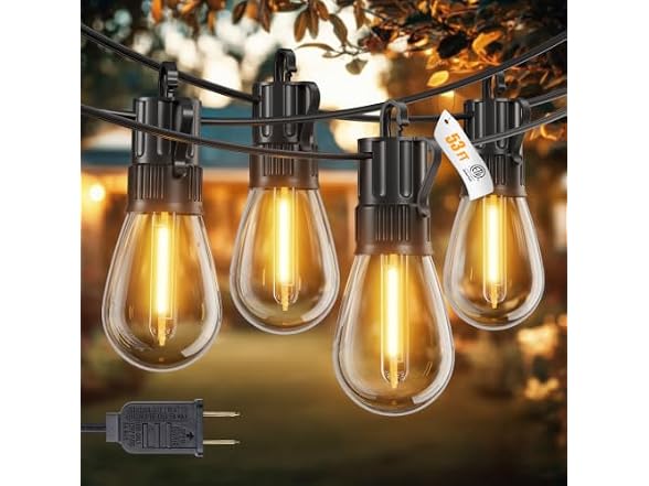 Minetom 164 FT S14 Outdoor String Lights