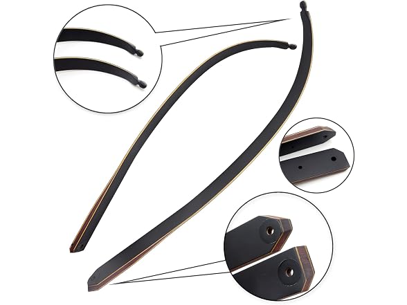 Obert Black Hunter 60" Archery Takedown Recurve Bow Left Hand - Gallery 4