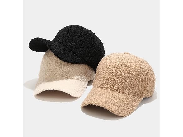 Avilego Women (OS) Winter Baseball Cap Lamb Travel