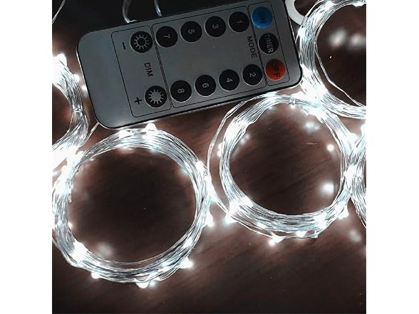 Honche Led Curtain String Lights with Re