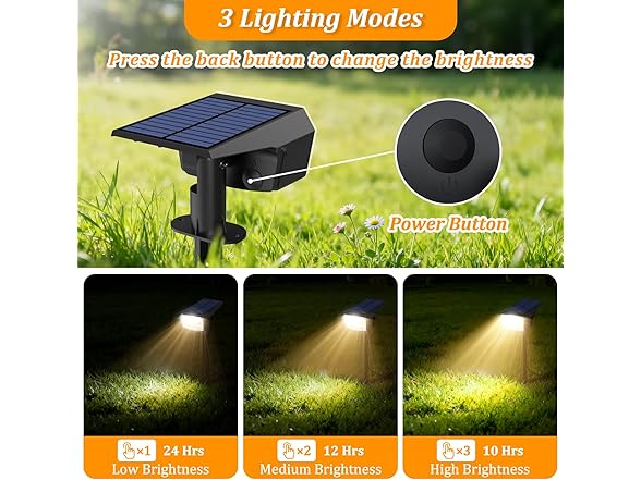 Sucolite 6-Pack Solar Spot Lights, Warm White