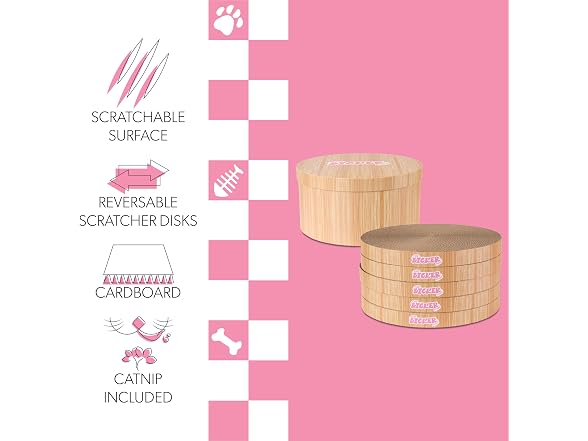 THE LICKER Store Kate 12 Inch Cardboard Cat Scratcher Pads