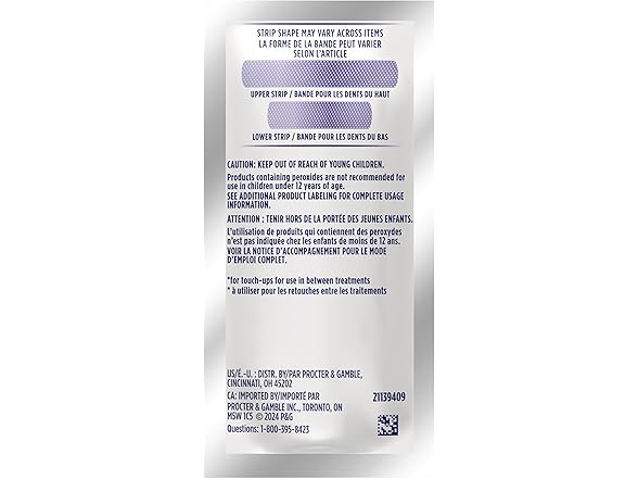 Crest 3D Whitestrips Professional Effects