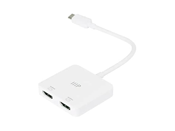 Monoprice USB-C to Dual 4K HDMI Adapter
