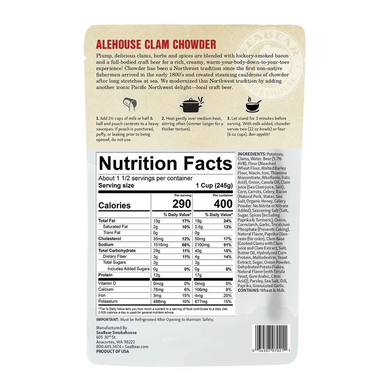 (3 pack) Alehouse Clam Chowder - Gallery 5