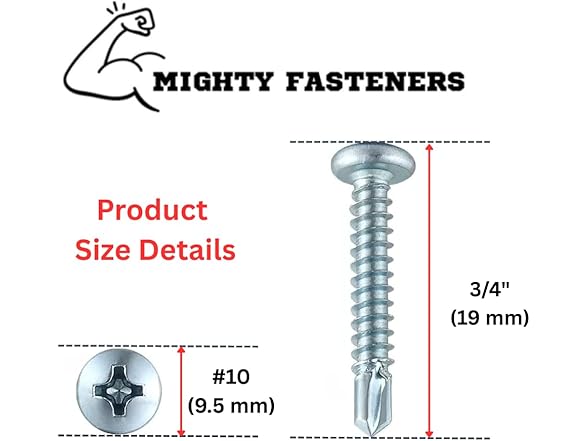 Self-Drilling Screws- Phil Pan Head