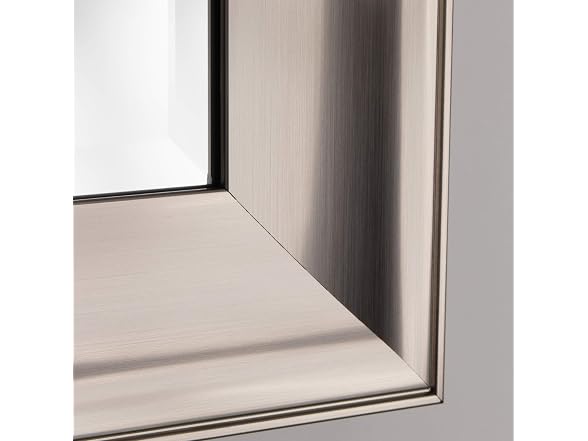 Head West Brushed Nickel Bathroom Mirror