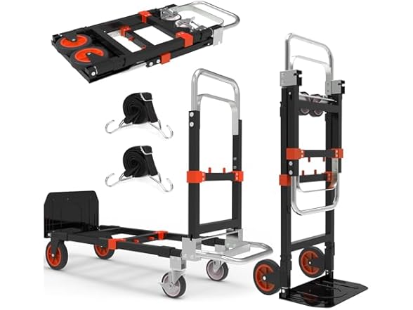 Doerpuz 3 in 1 Hand Truck (Orange)