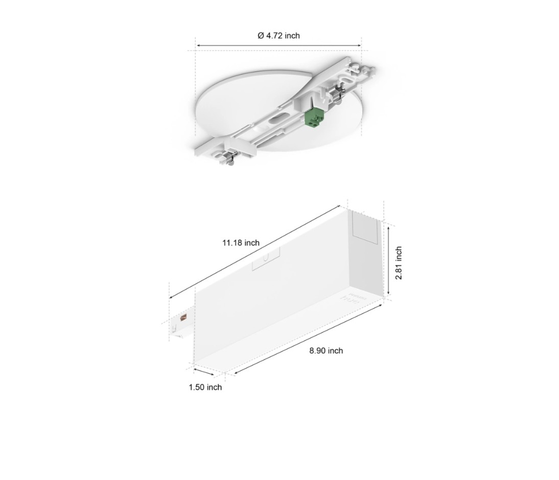 Philips Hue Perifo Ceiling 90W 1-Point Power Supply Unit - Gallery 4