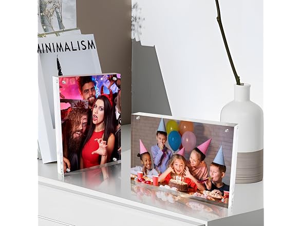 5x7 Inch Acrylic Picture Frame 5 Pack