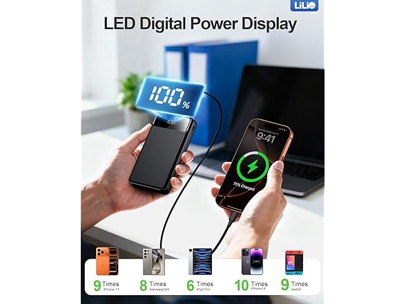 LILIO Portable Charger Power Bank