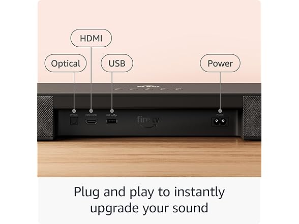 Amazon Fire TV Soundbar Plus (Newest Model)