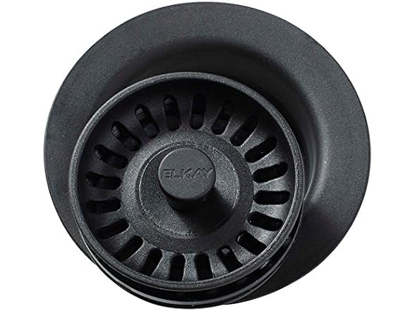 Elkay LKQD35BK Polymer Disposer Flange with Removable Basket