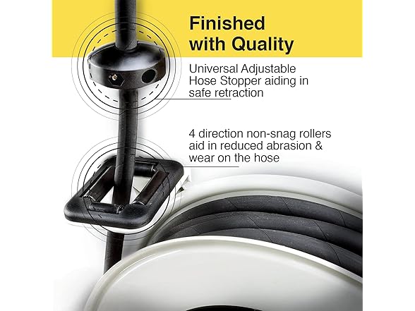 ReelWorks Oil Hose Reel Retractable 1/2" Inch x 50'