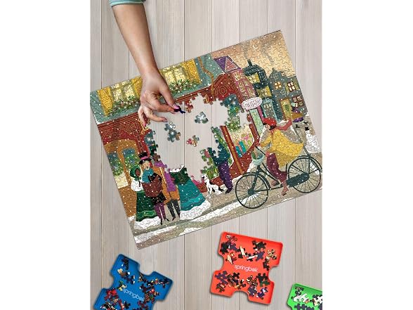 Springbok Boutique de Noel 500 Piece Jigsaw Puzzle