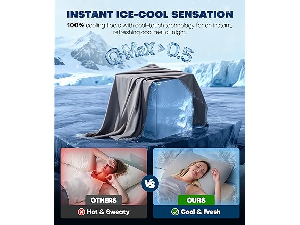 Rifens Ultra-Chill Cooling Pillowcase