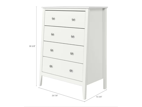 Jela USA 4-Drawer Dresser - Choose Color