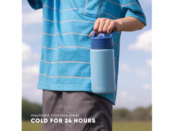Simple Modern Halloween Kids Summit Water Bottle with Straw Lid 18oz - Gallery 7