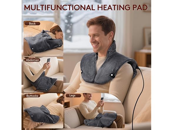 nalax Far Infrared Heating Pad for Neck