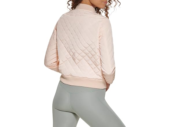 Levi's Women (M) Diamond Quilted Jacket Peach