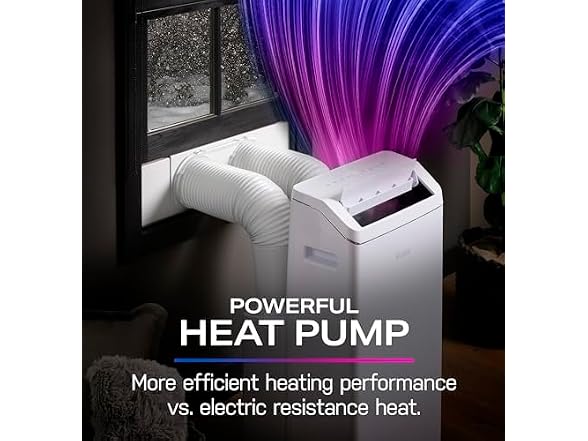 GE Profile 10,000 BTU Smart Dual-Hose Portable AC