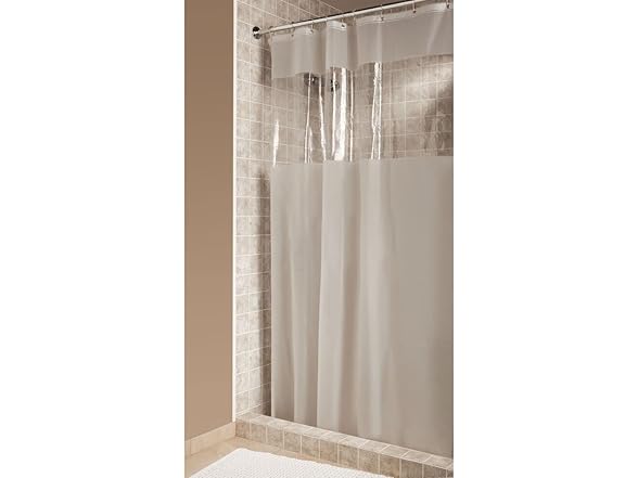 InterDesign Shower Curtain Vinyl Clear