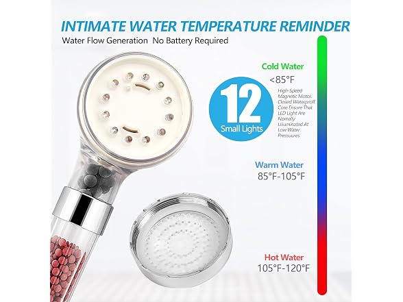 FASTRAS LED Shower Head with Handheld