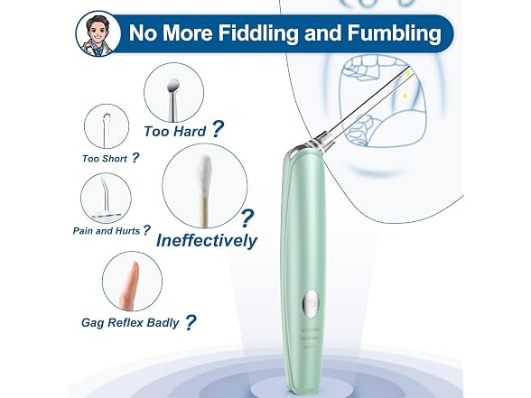 nvxigac Tonsil Stone Vacuum Green