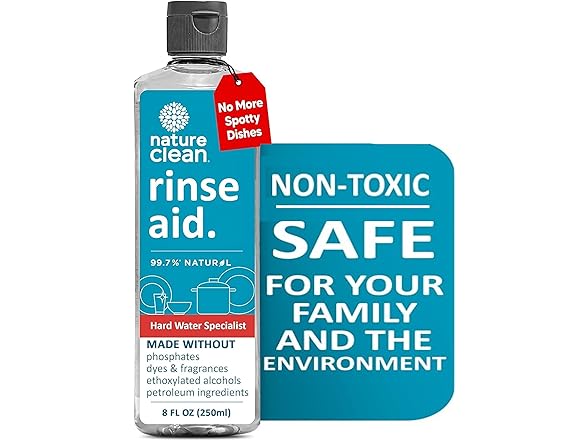 Nature Clean All Natural Dishwasher Rinse Aid