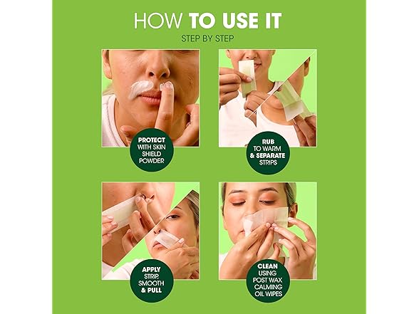 Nad's Facial Wax Strips
