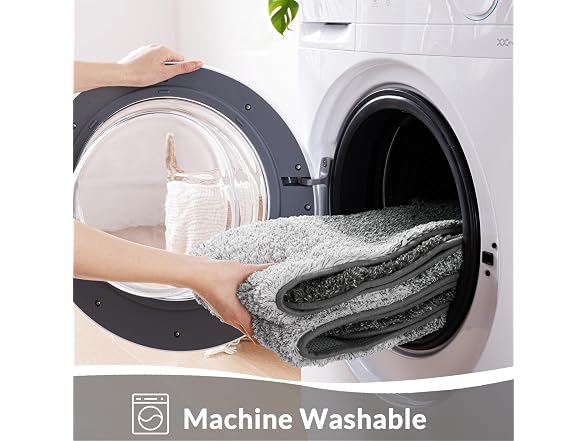Exclusivo Mezcla Soft Absorbent Bathroom Rugs, Non