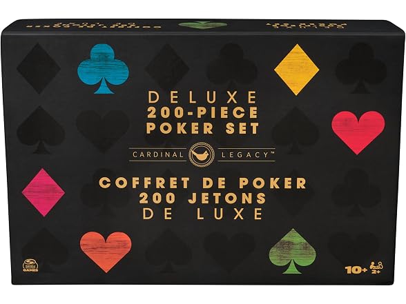 Spin Master Games Legacy Deluxe 200-Piece Poker Classic Game