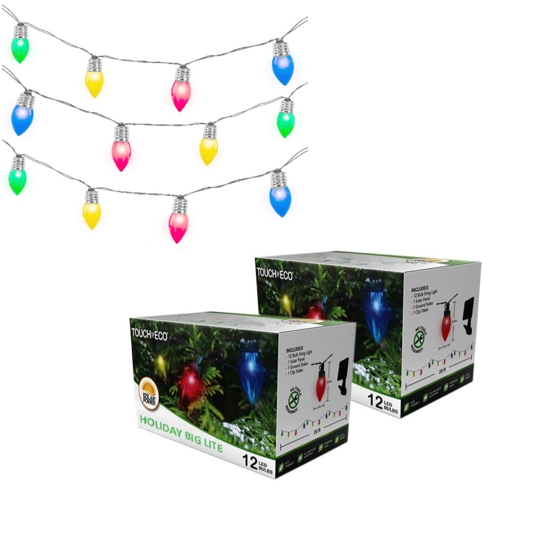 Solar Multicolor String Light - Gallery 9