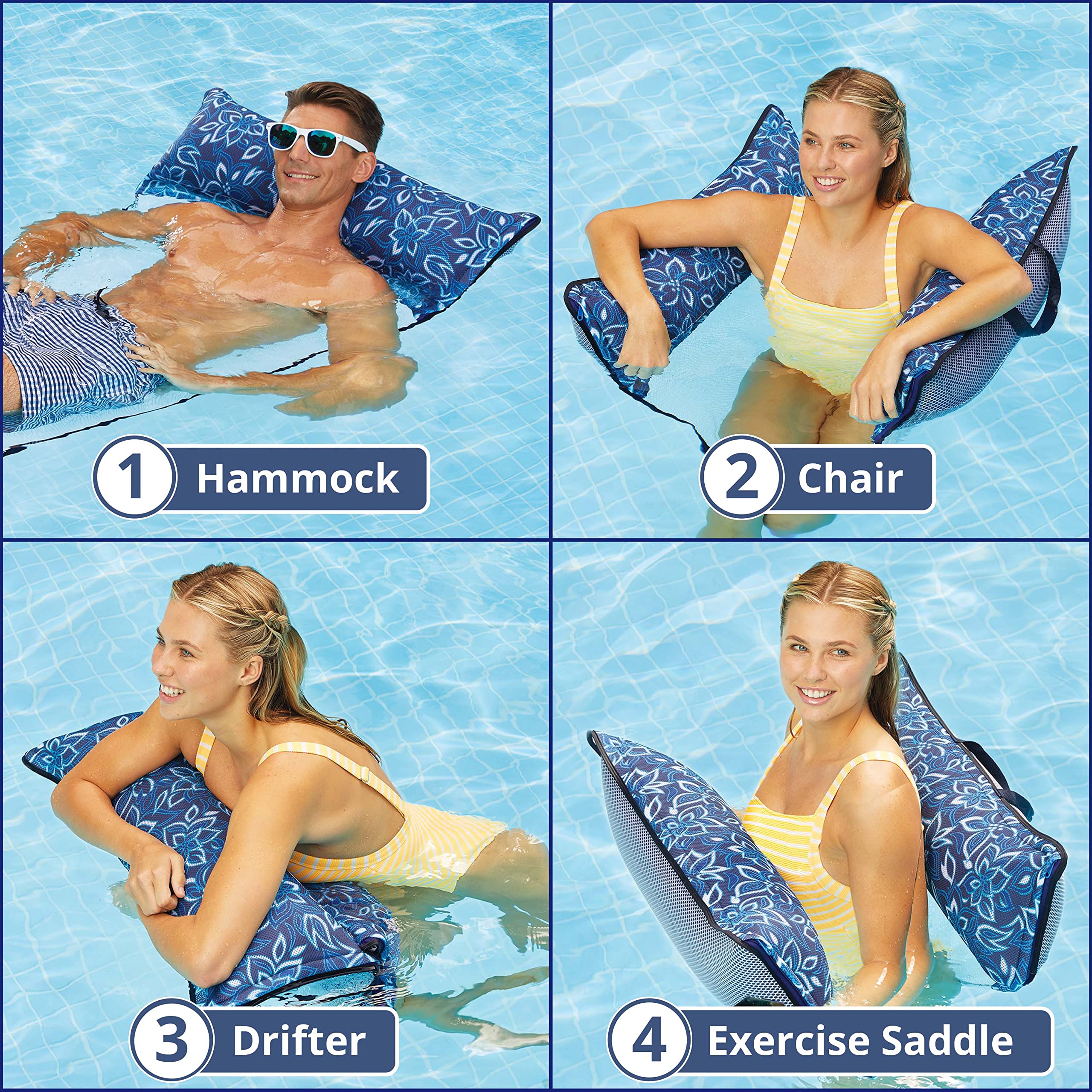 Aqua 4-in-1 Monterey Supreme XL Pool Float - Gallery 6