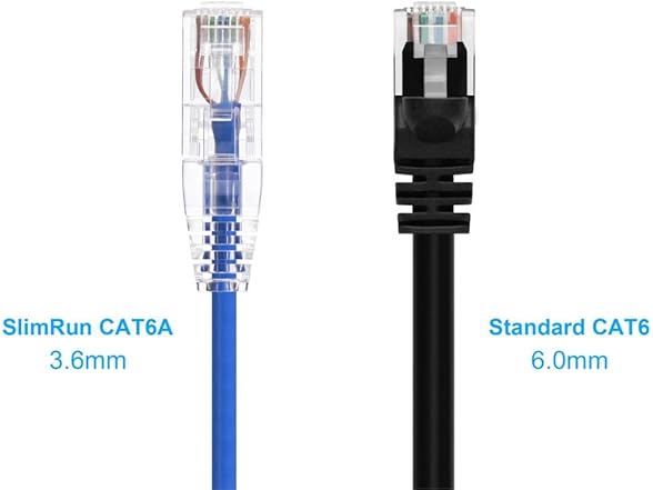 Monoprice Cat6 7ft Blue 28AWG Patch Cable