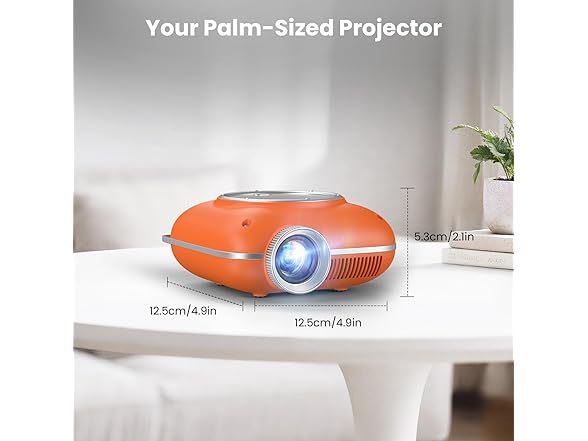 Mini Projector with Two -Way Bluetooth