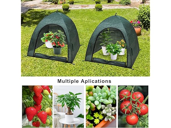 Plant Shade Tent, 2-Pack, 22x22x22"