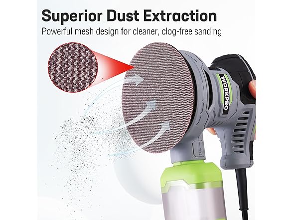 WORKPRO 20pc 5 Sanding Discs