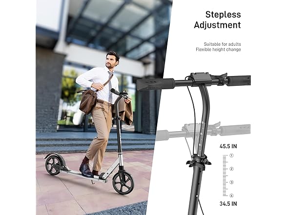 Foldable Kick Scooter for Kids & Adults