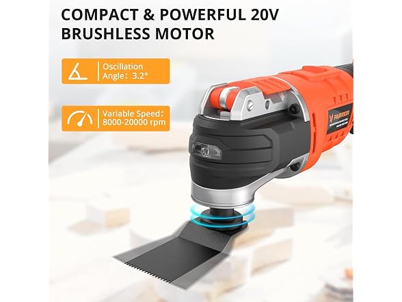 TILSWALL USPROM01 2 Amp Oscillating Saw Orange