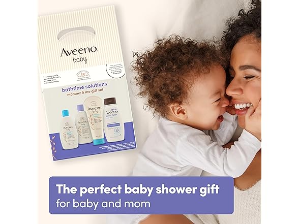 Aveeno Baby Bathtime Solutions Mommy & Me Gift Set
