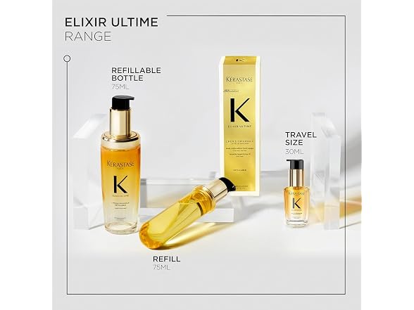 Kerastase Elixir Ultime Refill Set, 2 x 2.53 oz