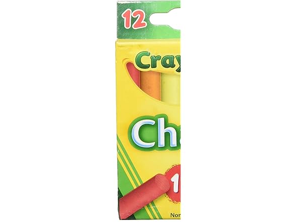 Crayola Childerns Chalk, 12 pc Pack, 36Packs