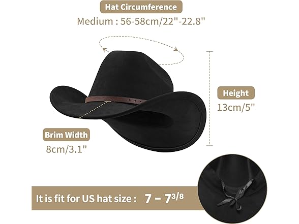 SAJUZEN Cowboy Hat