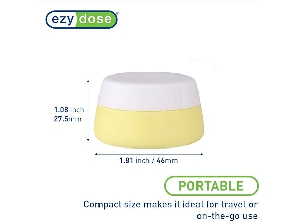 Ezy Dose Silicone Storage Jars 3 Pack