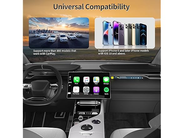 HRpart Mini Wireless CarPlay Adapter