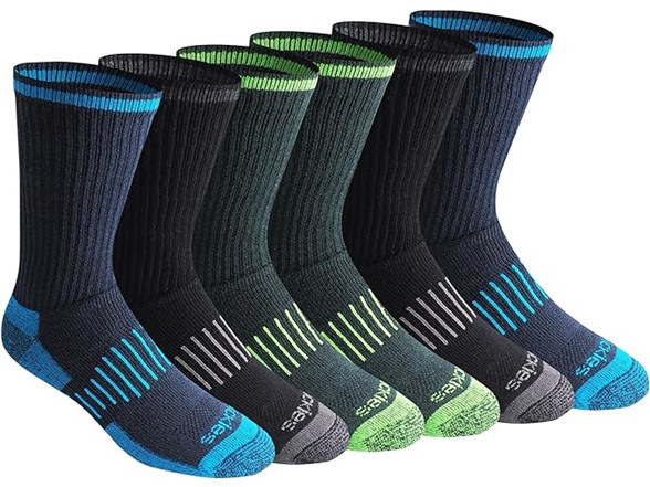 Black Bright (6 Pairs)